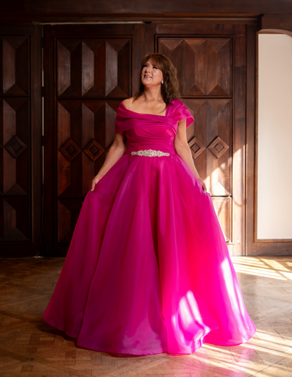 Vestido Madrina Modelo Fucsia